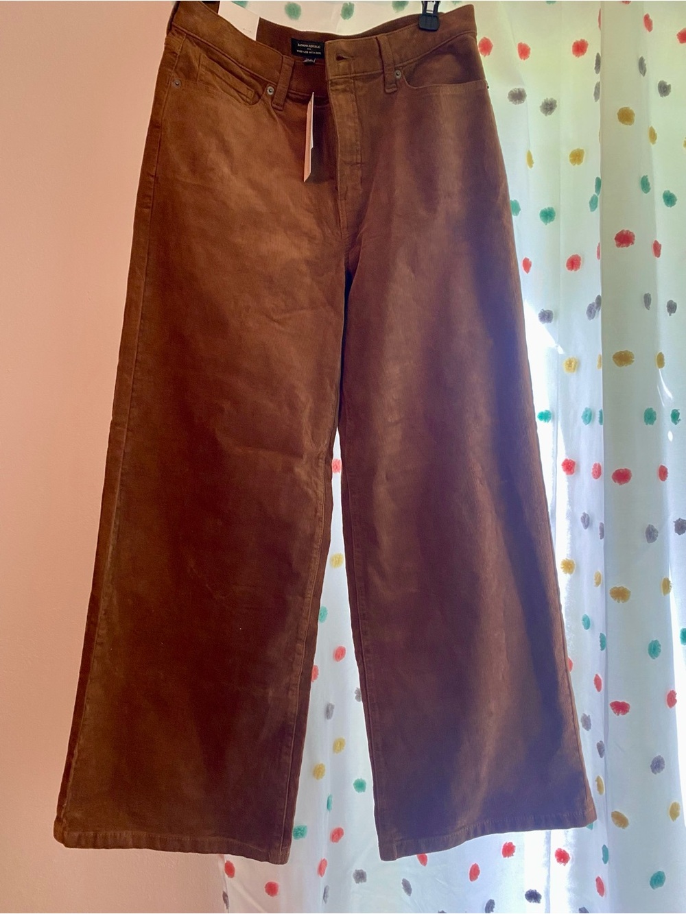Banana Republic Wide-Leg Boot Cut Pants in Brown